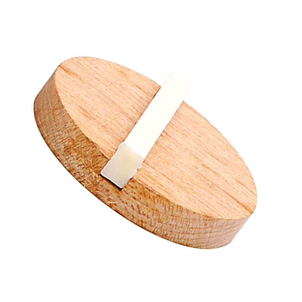 Worgeous Resonator Biscuit Bridge Kit Crafted from Wood and Ox Bone for Guitar Durable Light Brown Size V1189-LWWAL-20260327-03457