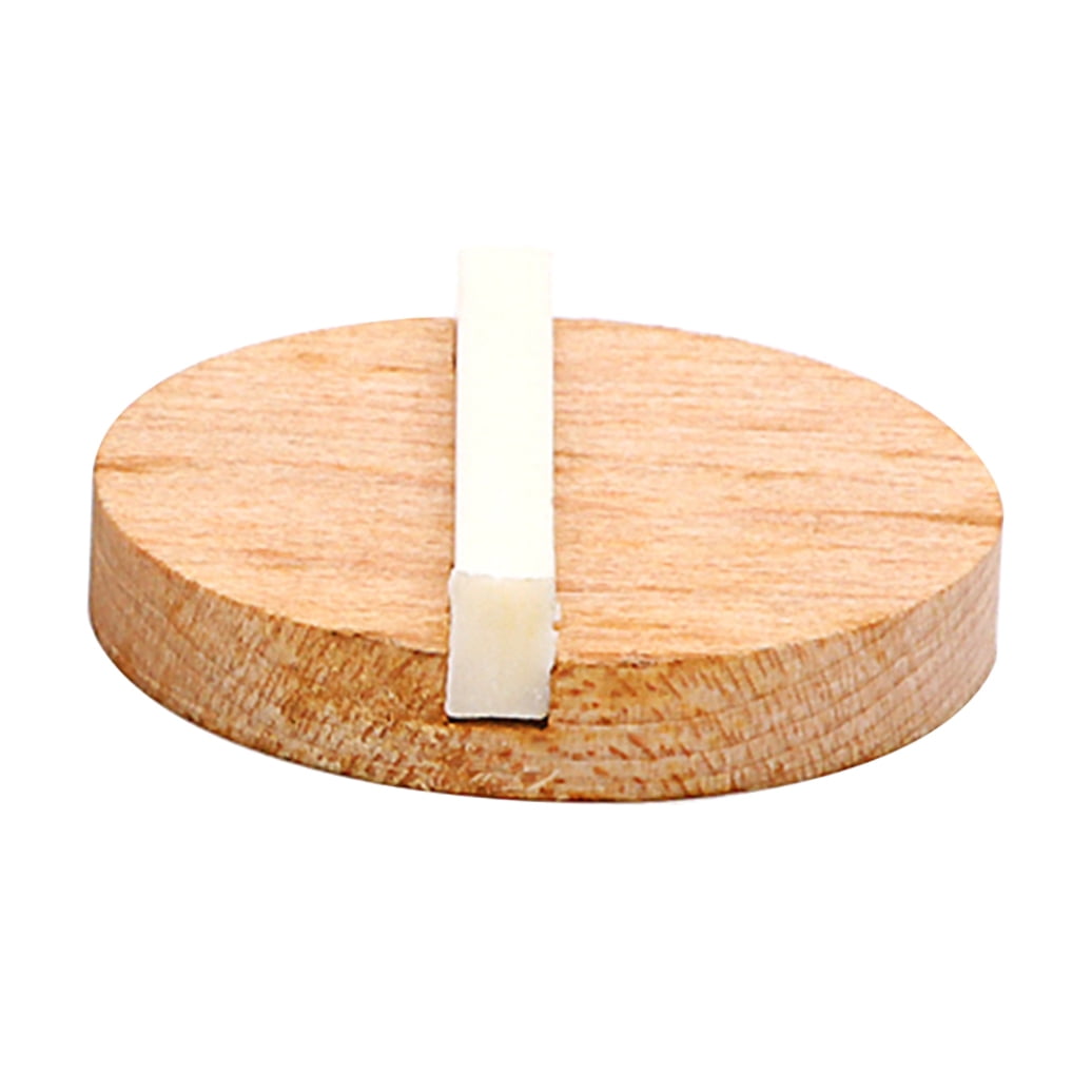 Worgeous Resonator Biscuit Bridge Kit Crafted from Wood and Ox Bone for Guitar Durable Light Brown Size V1189-LWWAL-20260327-03457