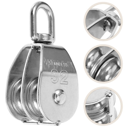 SWETRACE Cable Weight Pulley System Silver for Transportation Equipment 1Pcs 3.5In V1189-LWWAL-20260327-03461
