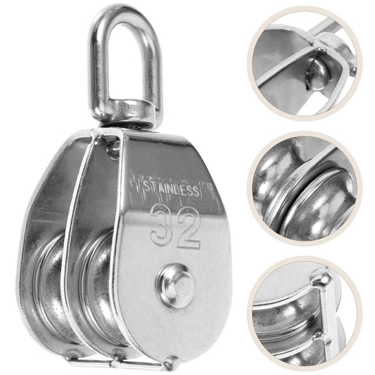 SWETRACE Cable Weight Pulley System Silver for Transportation Equipment 1Pcs 3.5In V1189-LWWAL-20260327-03461