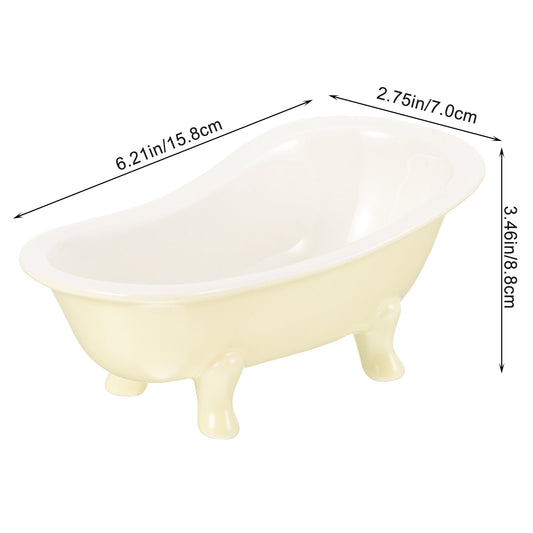 Worgeous Ceramic Flowerpot Bathtub Succulent Planter Cactus Planting Pots Indoor V1189-LWWAL-20260327-03462