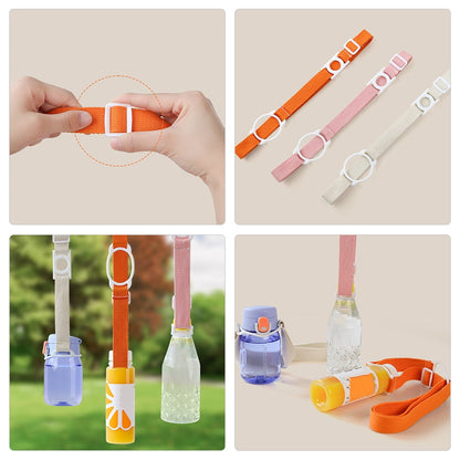 Worgeous 2 Pcs Sling Insulated Water Bottle Kids Portable Kettle Child V1189-LWWAL-20260327-03463