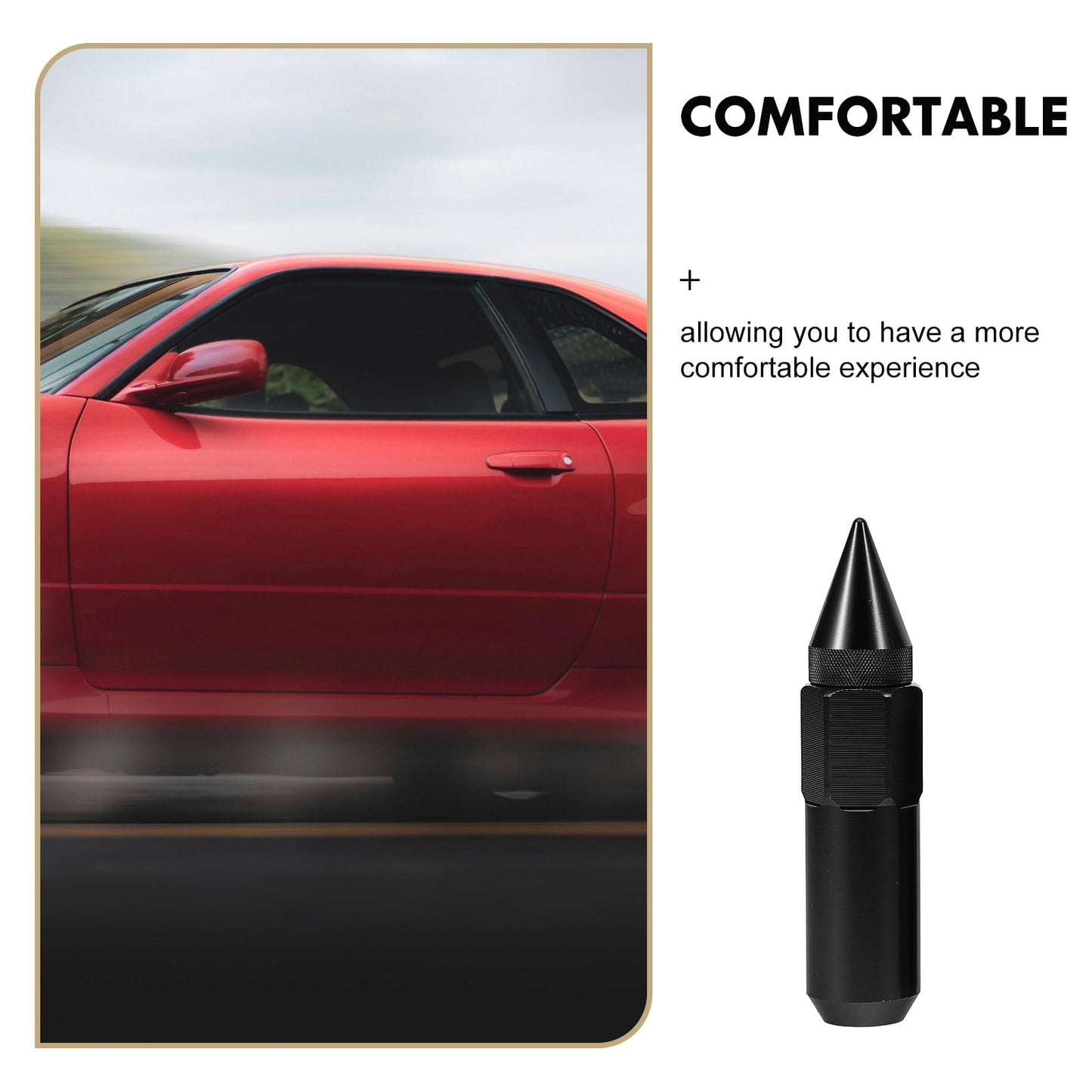 SWETRACE Automobile Nut Cover Wheel Nut Cover Black Aluminum 20pcs V1189-LWWAL-20260327-03466