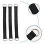 Worgeous 3 Pcs Fitness Horizontal Bar Strap Hanging Training Belt Pull Ups Black V1189-LWWAL-20260327-03469