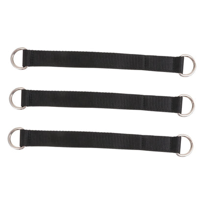 Worgeous 3 Pcs Fitness Horizontal Bar Strap Hanging Training Belt Pull Ups Black V1189-LWWAL-20260327-03469
