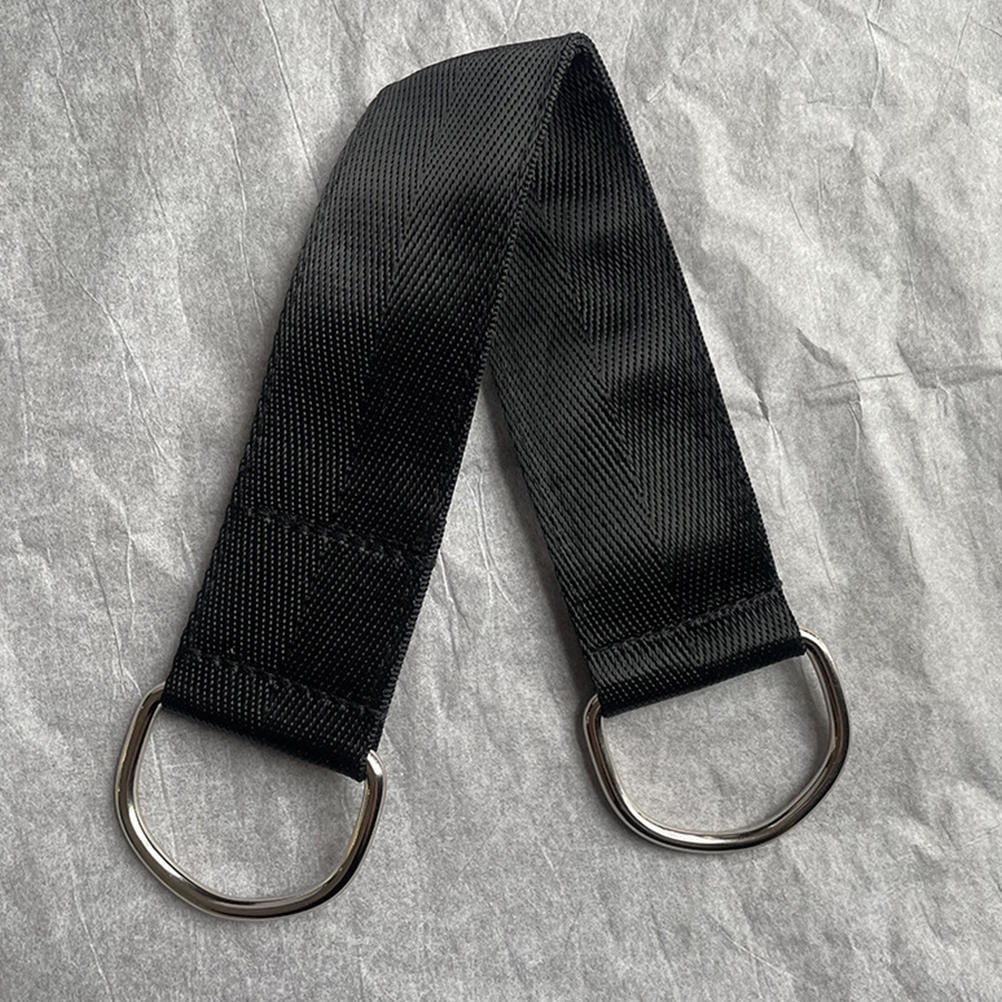 Worgeous 3 Pcs Fitness Horizontal Bar Strap Hanging Training Belt Pull Ups Black V1189-LWWAL-20260327-03469