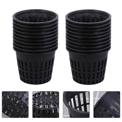 Worgeous 20pcs Plastic Planting Buckets for Soilless Culture with Net Cups V1189-LWWAL-20260327-03472