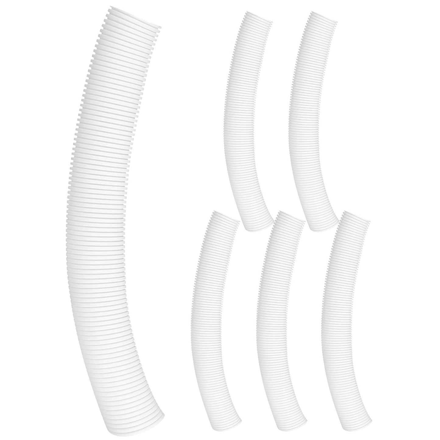 SWETRACE Tree Protect Tree Trunk Protector Guard White PP Material 6Pcs 15.7X2.0X2.0In V1189-LWWAL-20260327-03473