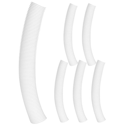 SWETRACE Tree Protect Tree Trunk Protector Guard White PP Material 6Pcs 15.7X2.0X2.0In V1189-LWWAL-20260327-03473