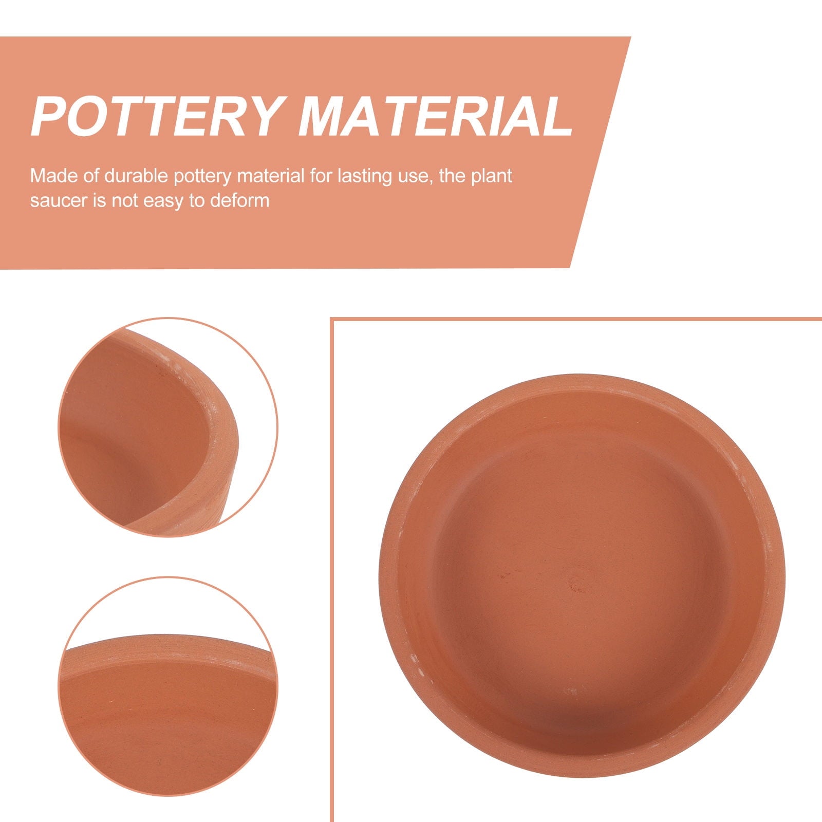 Worgeous 5 Pcs Flower Pot Holder Base Terracotta Indoor Plant Plants V1189-LWWAL-20260327-03474