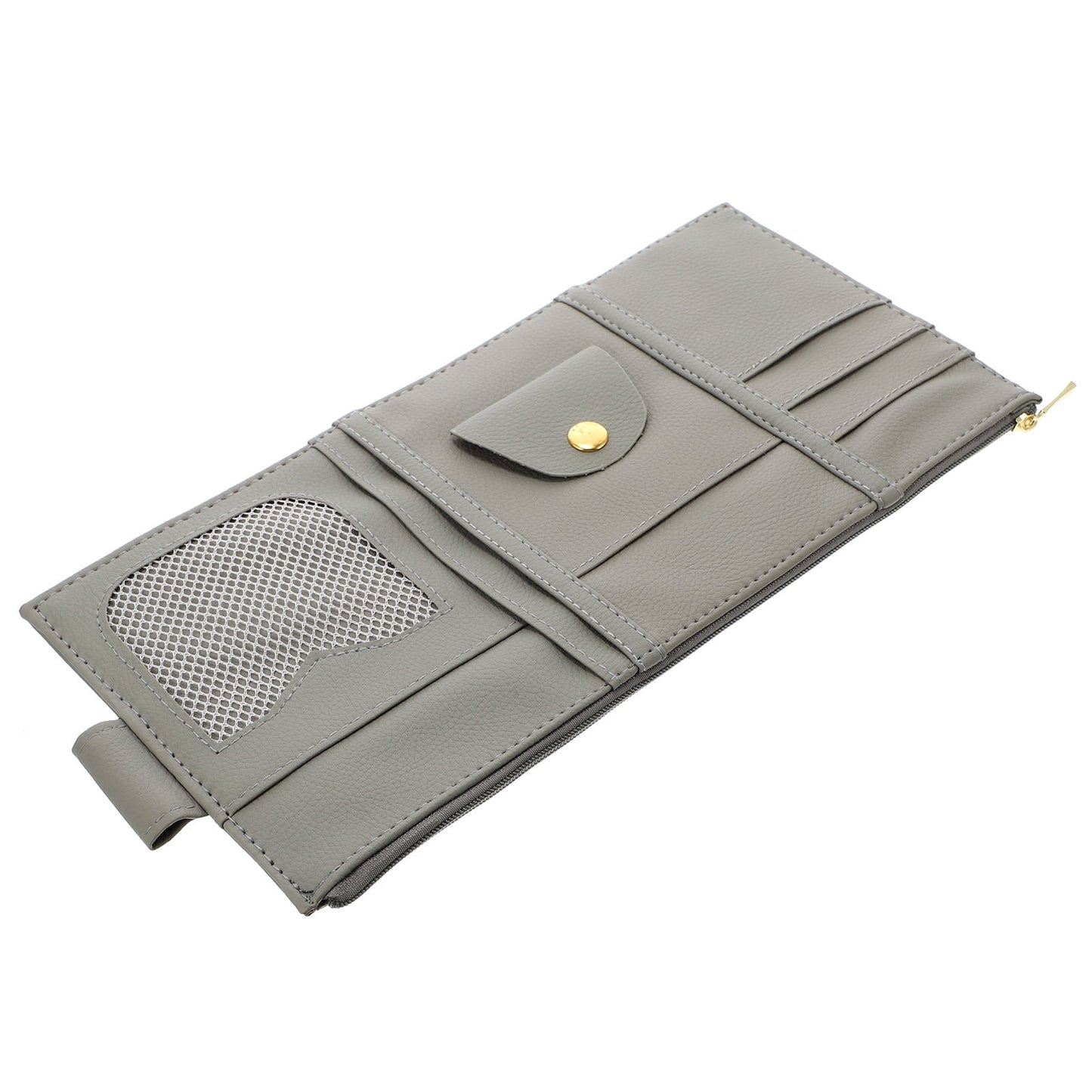 Worgeous ID Storage Bag Visor Organizer Sun Automotive Car Pocket Grey V1189-LWWAL-20260327-03479