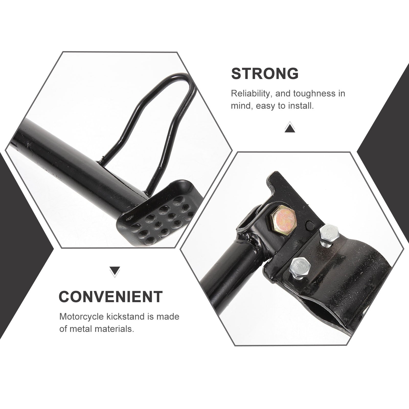 Worgeous Stand Motorcycle Side Kickstand Electric Scooter for Adults V1189-LWWAL-20260327-03482