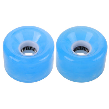 SWETRACE Non-slip Skateboard Wheel Transparent Pu 2Pcs 2.36X2.36X1.57in V1189-LWWAL-20260327-03486