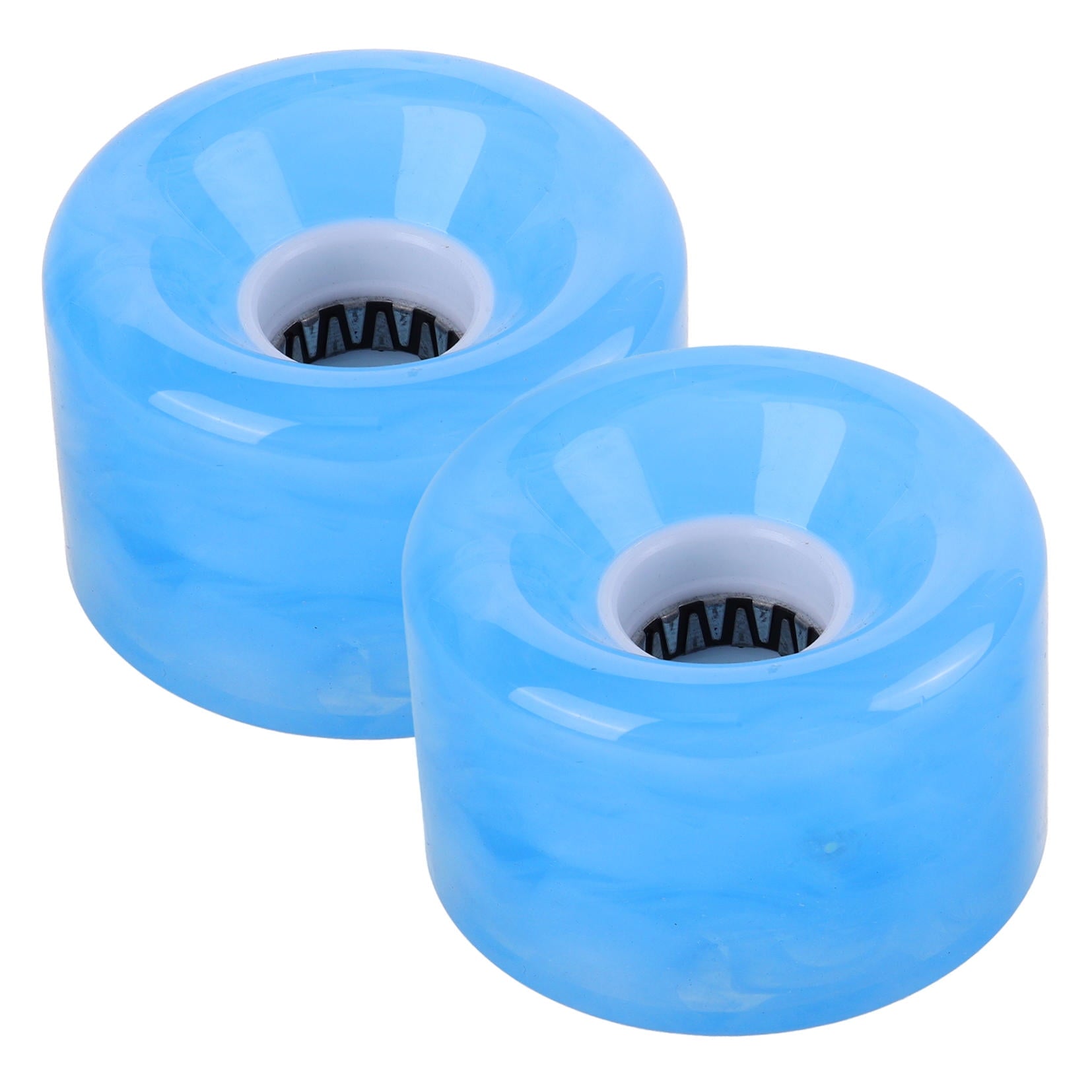 SWETRACE Non-slip Skateboard Wheel Transparent Pu 2Pcs 2.36X2.36X1.57in V1189-LWWAL-20260327-03486