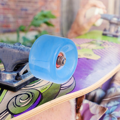 SWETRACE Non-slip Skateboard Wheel Transparent Pu 2Pcs 2.36X2.36X1.57in V1189-LWWAL-20260327-03486