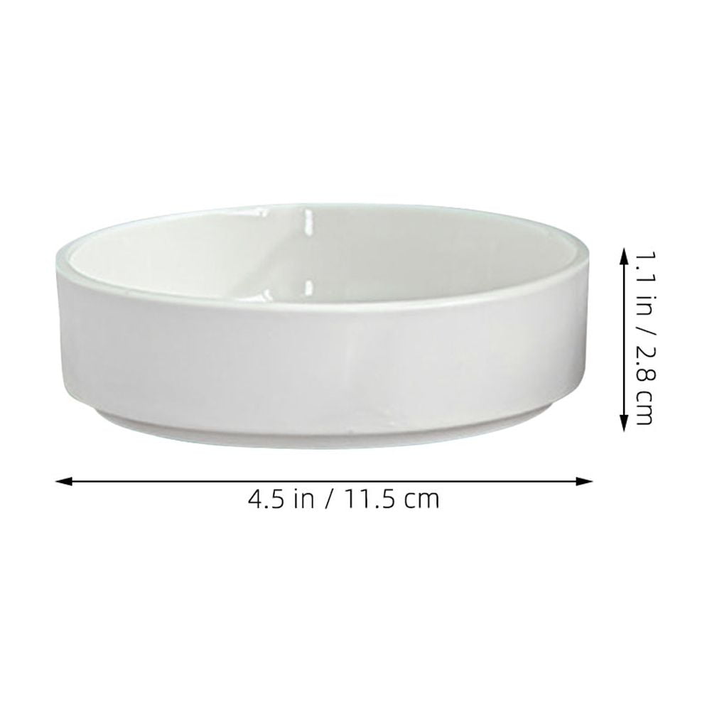 Worgeous Hydroponic Ceramic Tray Indoor Garden Pot Saucers Plant for Pots White V1189-LWWAL-20260327-03490