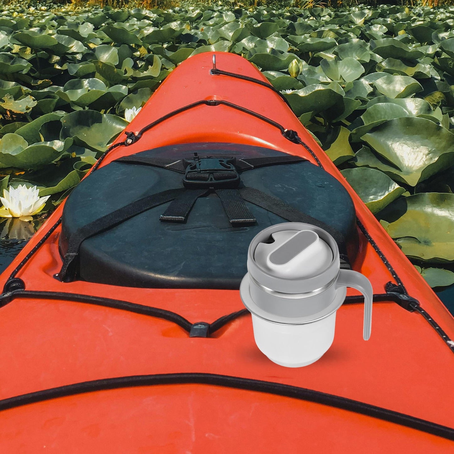 Worgeous Cup Holder Boat Yacht Practical Drinks Couches Travel White V1189-LWWAL-20260327-03491