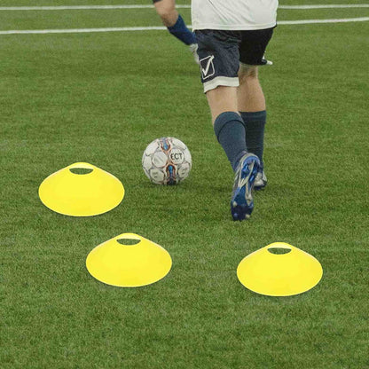 Worgeous 14 Pcs Disc Agile Soccer Cones Training Equipment Child Yellow V1189-LWWAL-20260327-03492