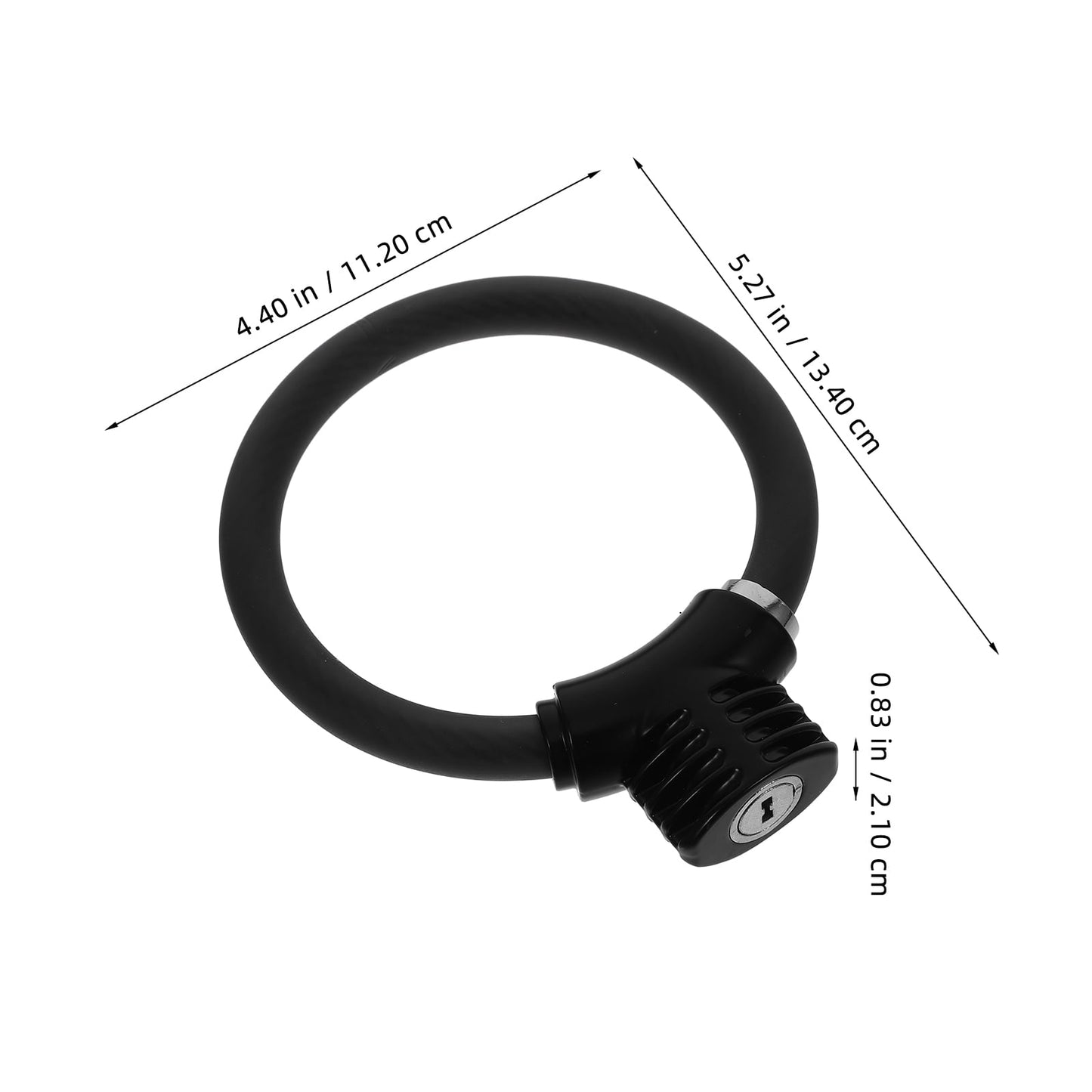 SWETRACE High-Security Bike Lock PVC Cycle Lock Black 1Set V1189-LWWAL-20260327-03493