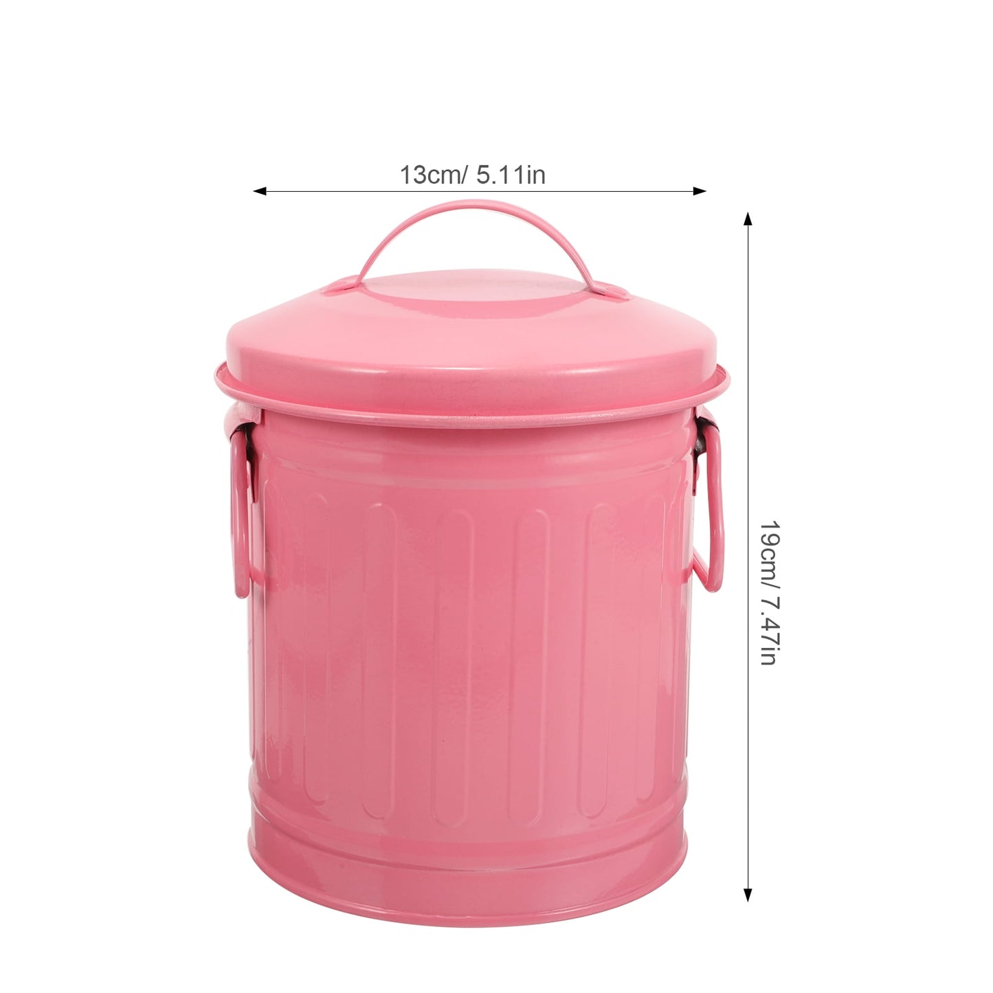 SWETRACE Small Trash Bin With Lid Pink 1Pcs V1189-LWWAL-20260327-03494