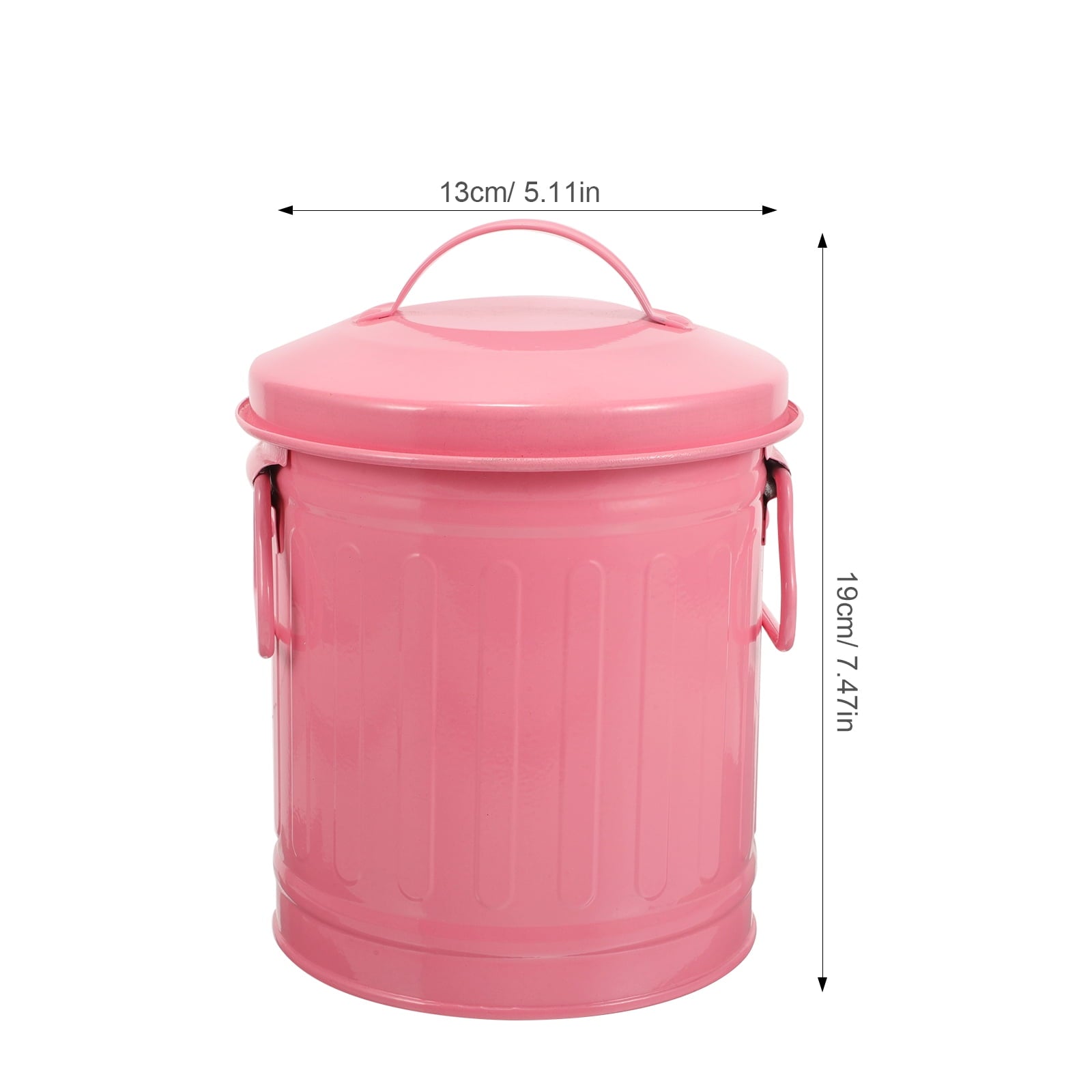 SWETRACE Small Trash Bin With Lid Pink 1Pcs V1189-LWWAL-20260327-03494