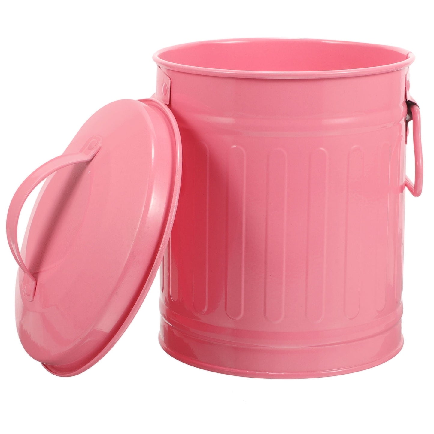 SWETRACE Small Trash Bin With Lid Pink 1Pcs V1189-LWWAL-20260327-03494