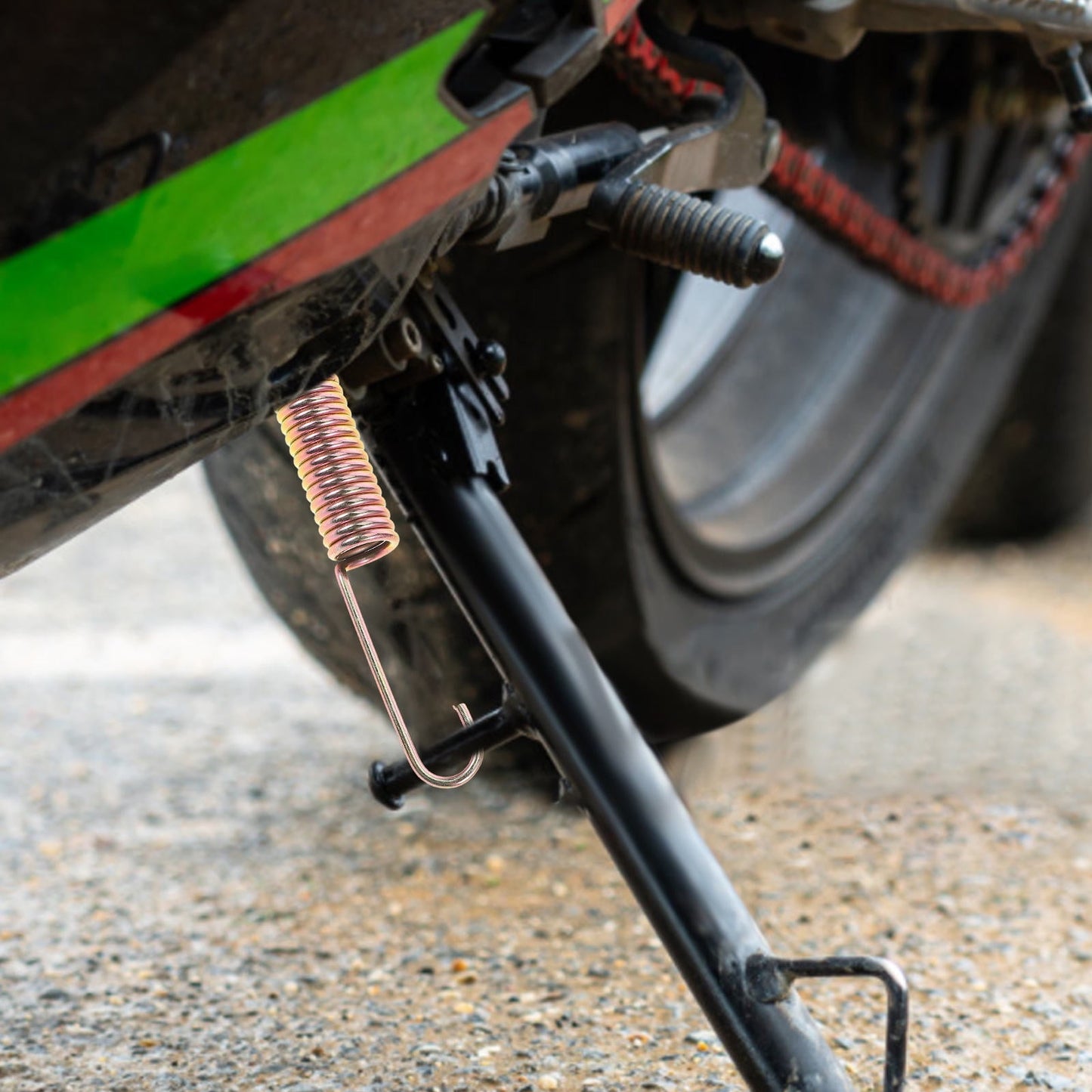 Worgeous Tension Spring Replacement Adjustable Minibike Kickstand Golden V1189-LWWAL-20260327-03495