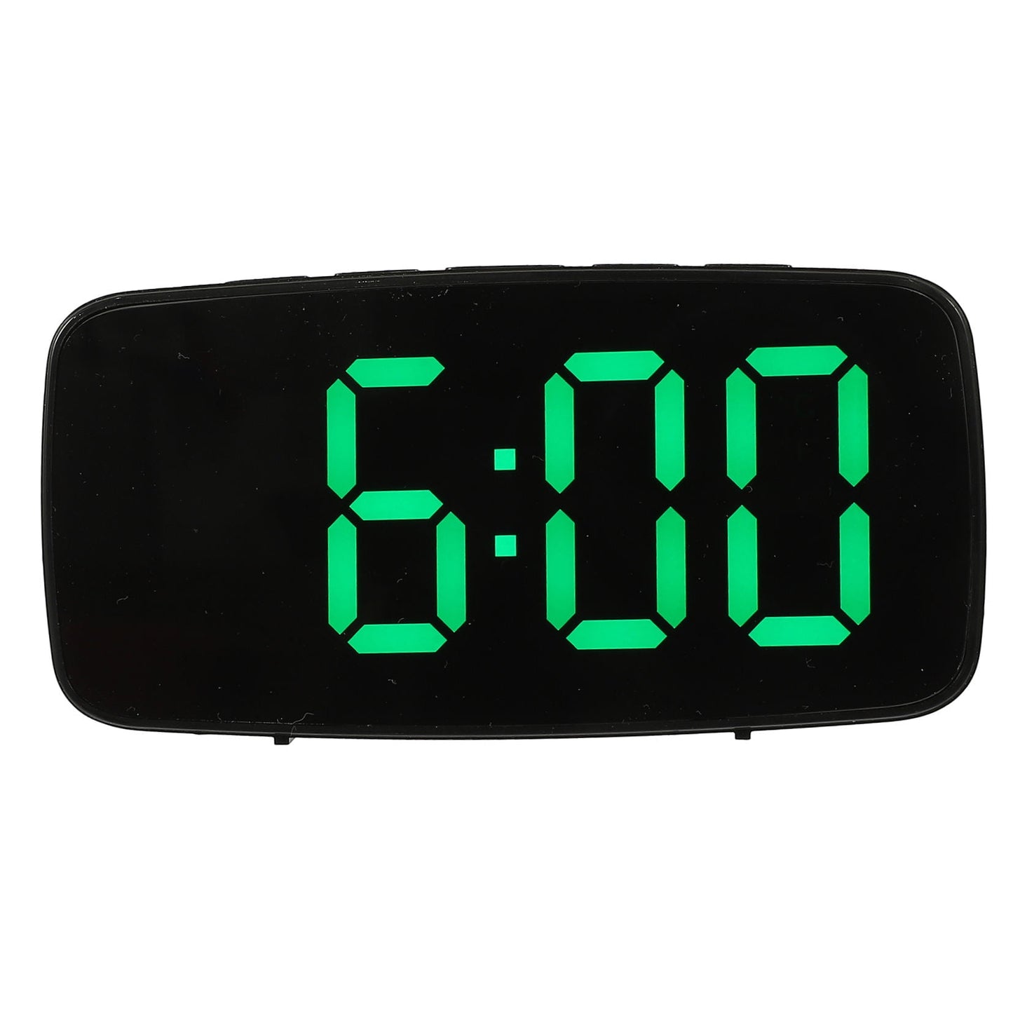 Worgeous Digital Alarm Clock Battery Operated Big Numbers Travel Green V1189-LWWAL-20260327-03496