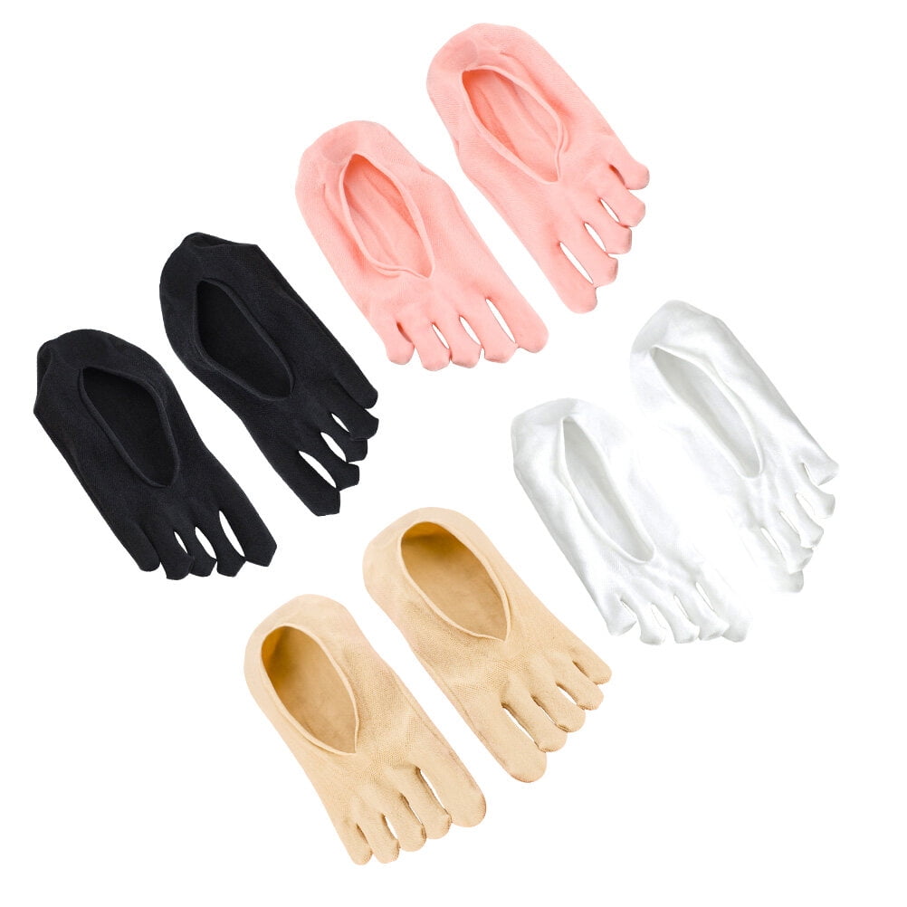 SWETRACE 5Toe Socks Pink Separate Each Toe 4Pairs Women Daily Use V1189-LWWAL-20260327-03498