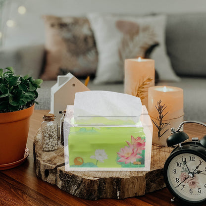 Worgeous Wall Hanging Paper Box Tissue Container Tissues Towel Mount Transparent V1189-LWWAL-20260327-03501