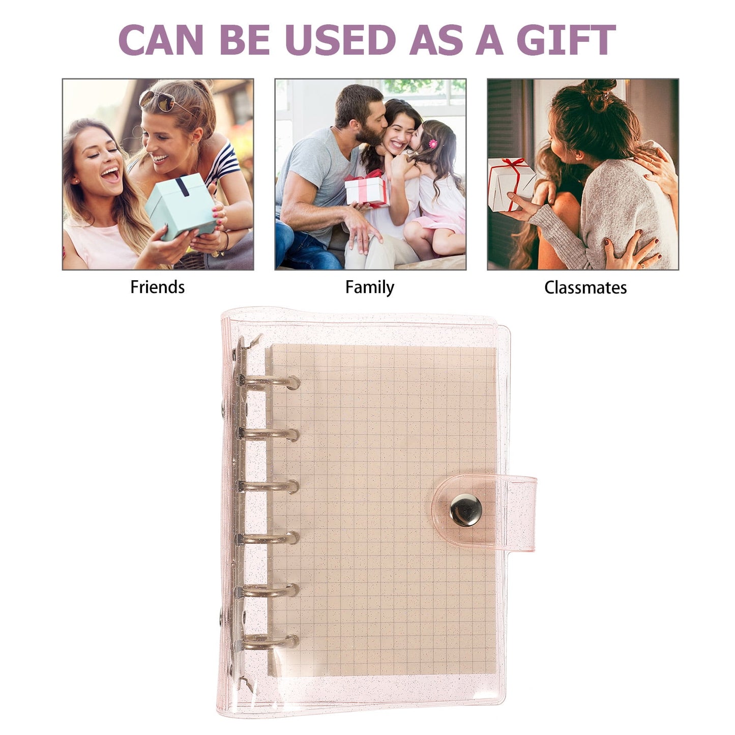 Worgeous Pink Small Notepad with PVC Material for Office Use Lightweight Compact Size 4.5 x 3 Inches V1189-LWWAL-20260327-03503