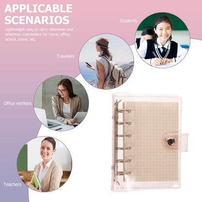 Worgeous Pink Small Notepad with PVC Material for Office Use Lightweight Compact Size 4.5 x 3 Inches V1189-LWWAL-20260327-03503