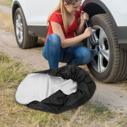 SWETRACE Tire Cover Maintenance Shield 2Pcs 75.00X60.00X0.10In V1189-LWWAL-20260327-03504