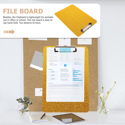 Worgeous Clipboard with Storage Small Writing Pad Student Office Golden V1189-LWWAL-20260327-03508