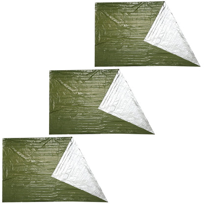 Worgeous 3 Pcs Camping Foldable Sleeping Emergency Blanket Outdoor Travel V1189-LWWAL-20260327-03510