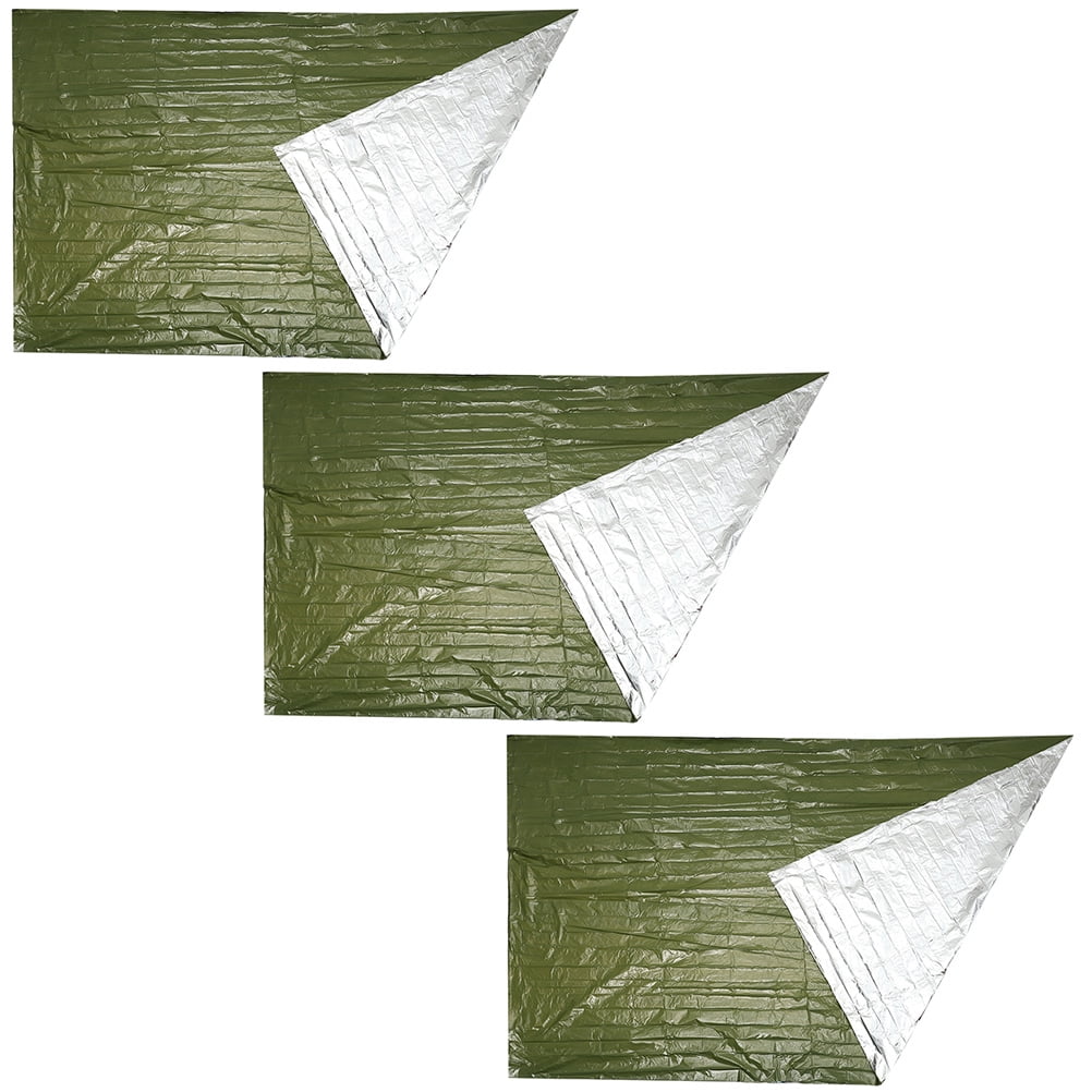Worgeous 3 Pcs Camping Foldable Sleeping Emergency Blanket Outdoor Travel V1189-LWWAL-20260327-03510
