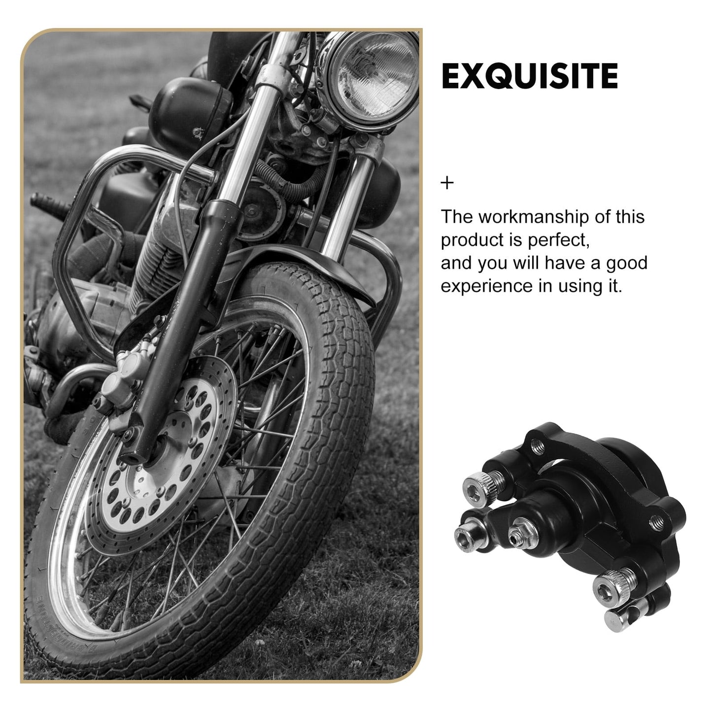 Worgeous Rear Disc Brake Caliper for ATV with Excellent Braking Performance and Durable Iron Construction V1189-LWWAL-20260327-03515