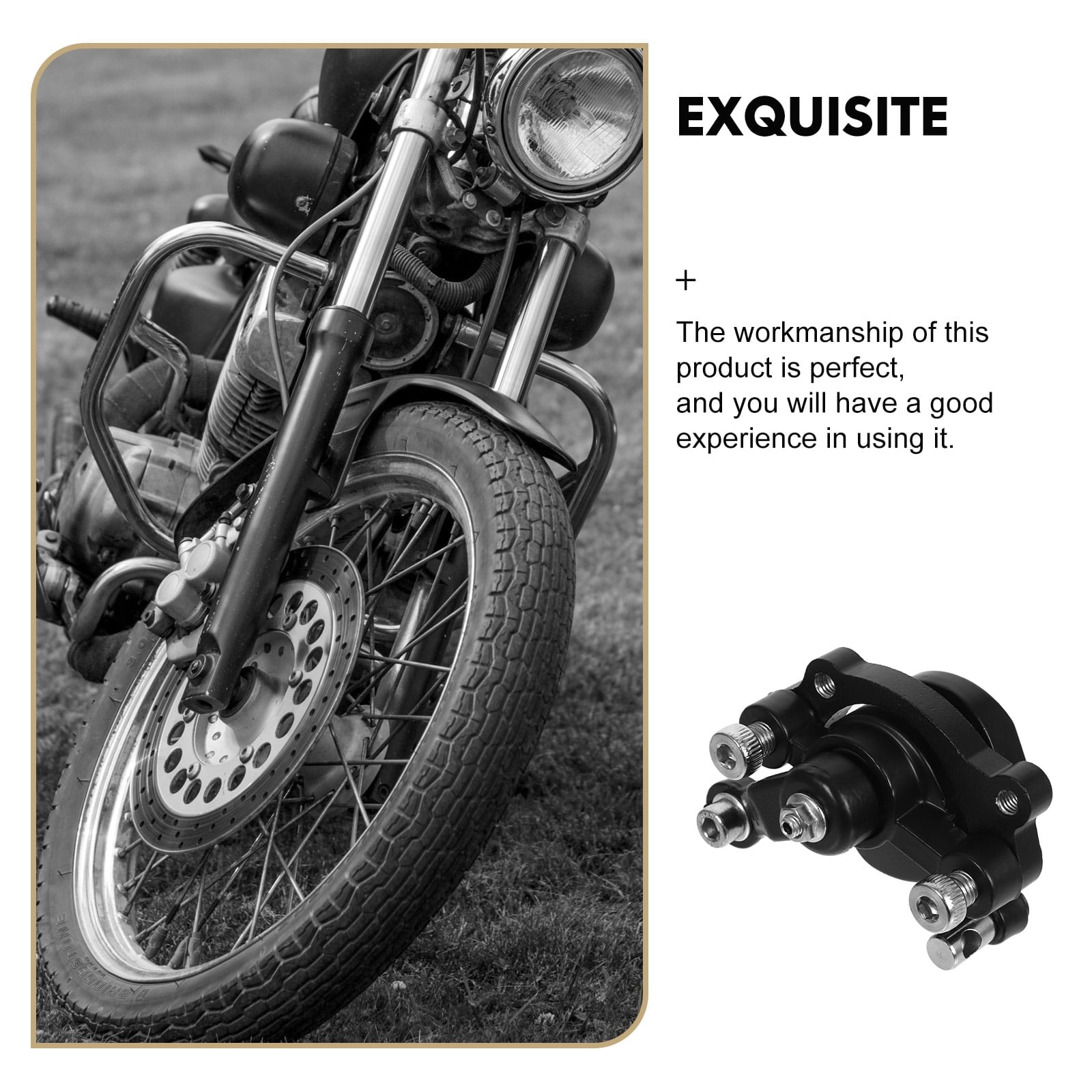 Worgeous Rear Disc Brake Caliper for ATV with Excellent Braking Performance and Durable Iron Construction V1189-LWWAL-20260327-03515