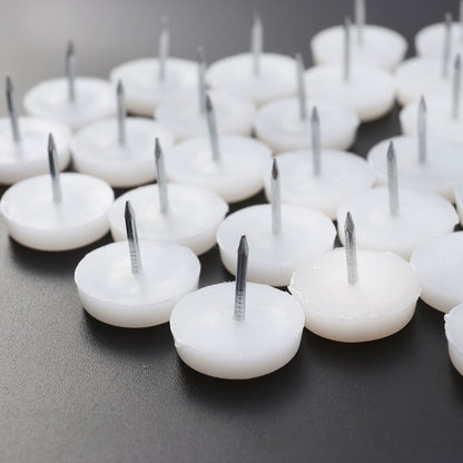 Worgeous 50PCS White Nylon Sofa Tacks Decorative Furniture Nails for Sofa Upholstery 6x22mm V1189-LWWAL-20260327-03517