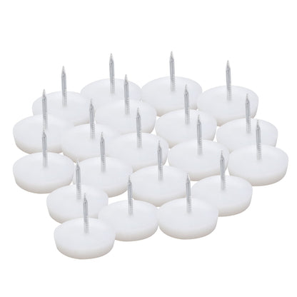 Worgeous 50PCS White Nylon Sofa Tacks Decorative Furniture Nails for Sofa Upholstery 6x22mm V1189-LWWAL-20260327-03517