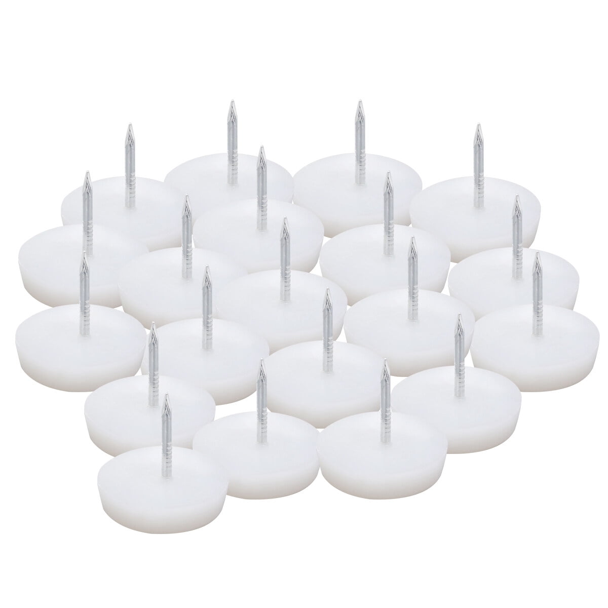 Worgeous 50PCS White Nylon Sofa Tacks Decorative Furniture Nails for Sofa Upholstery 6x22mm V1189-LWWAL-20260327-03517