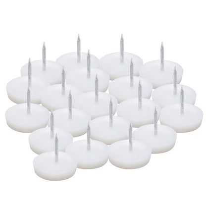 Worgeous 50PCS White Nylon Sofa Tacks Decorative Furniture Nails for Sofa Upholstery 6x22mm V1189-LWWAL-20260327-03517