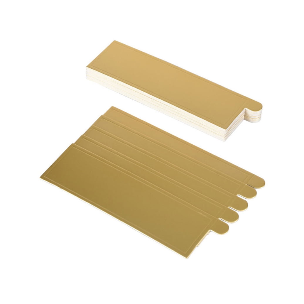 Worgeous 100Pcs Gold Rectangular Paper Cake Serving Trays with Mousse Bottom Plate Cardboard V1189-LWWAL-20260327-03518