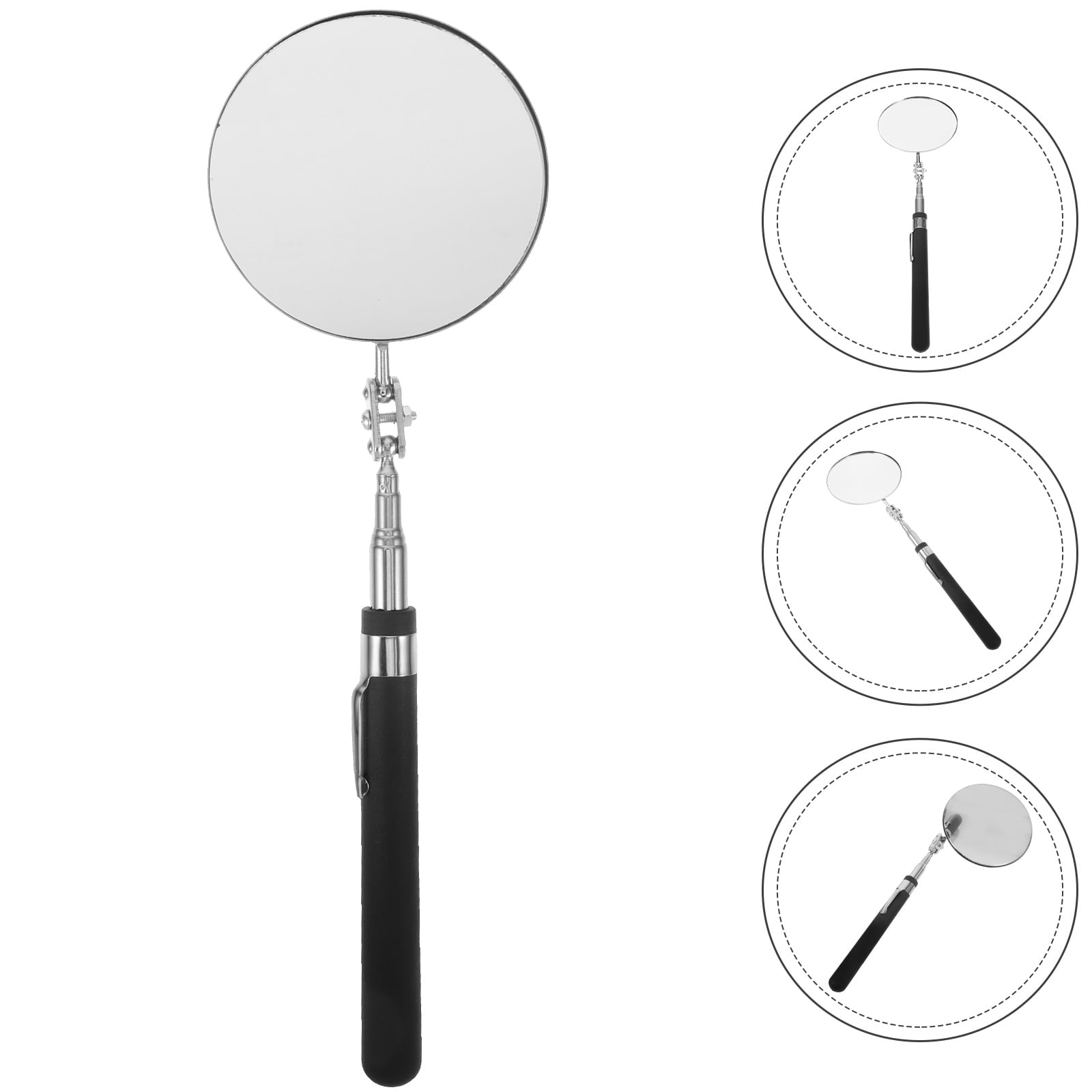 SWETRACE Telescoping Mechanic Inspection Mirror Circular Handle 1Pack V1189-LWWAL-20260327-03521