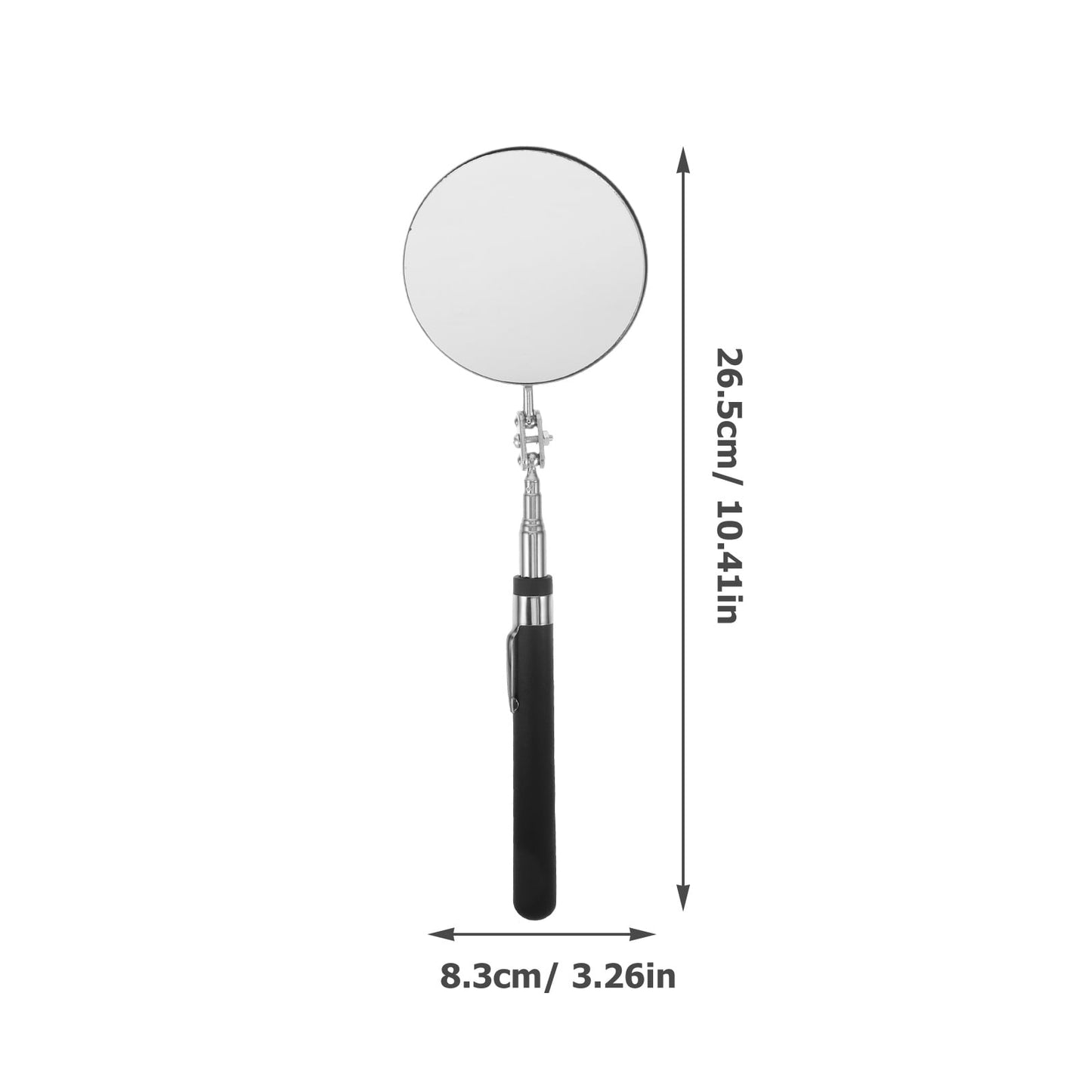 SWETRACE Telescoping Mechanic Inspection Mirror Circular Handle 1Pack V1189-LWWAL-20260327-03521