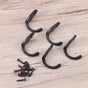 SWETRACE Screw Mounted Wall Hook Black Alloy 15-Pcs Home Use V1189-LWWAL-20260327-03524