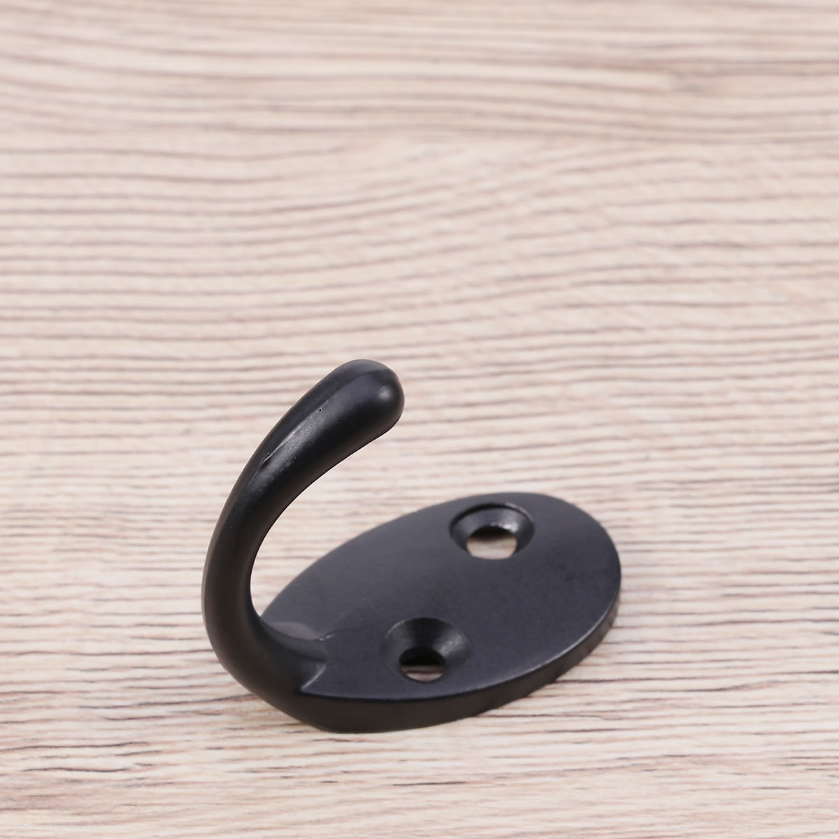 SWETRACE Screw Mounted Wall Hook Black Alloy 15-Pcs Home Use V1189-LWWAL-20260327-03524
