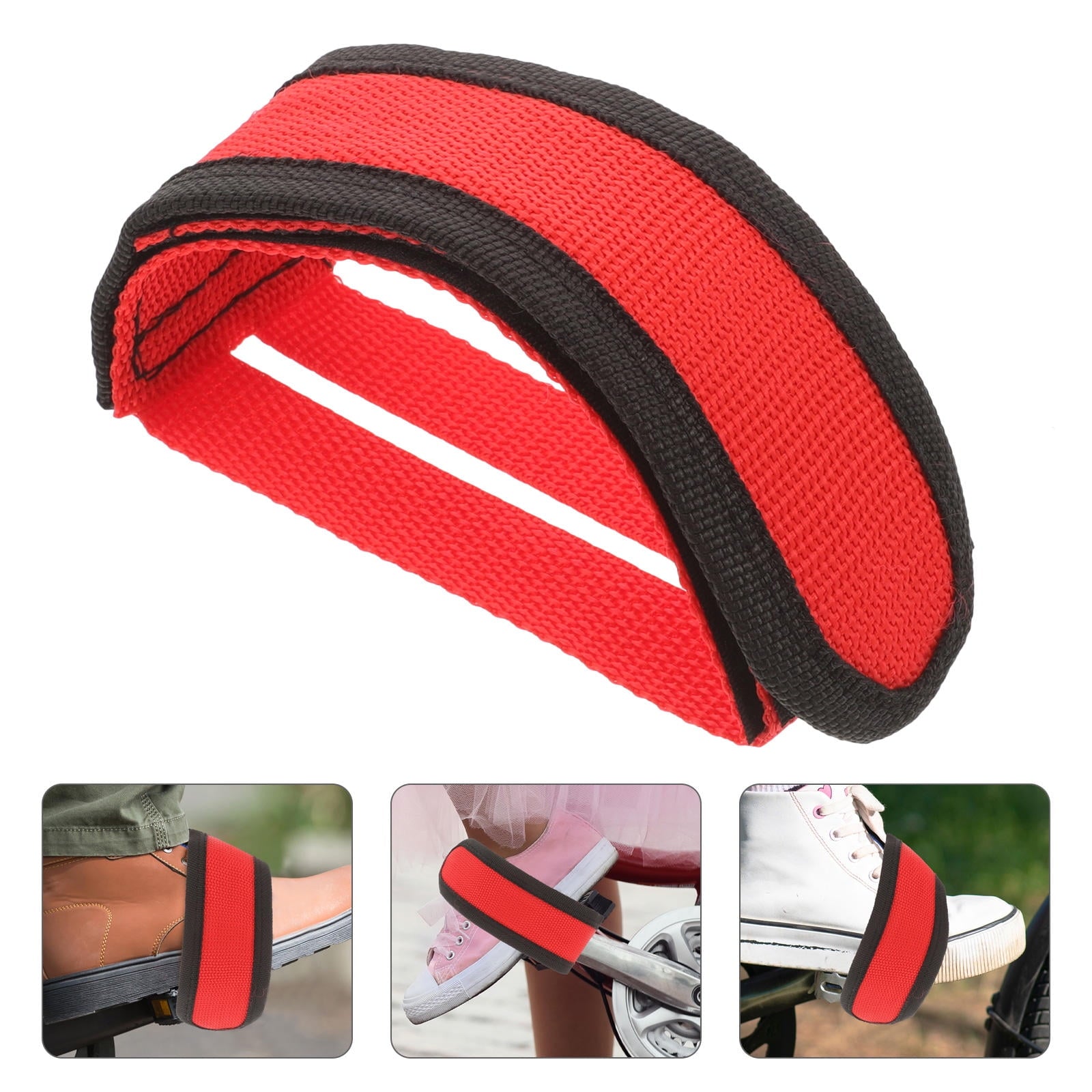 SWETRACE Adjustable Bike Pedals Straps for Cycling Foot Type 2Pcs V1189-LWWAL-20260327-03526