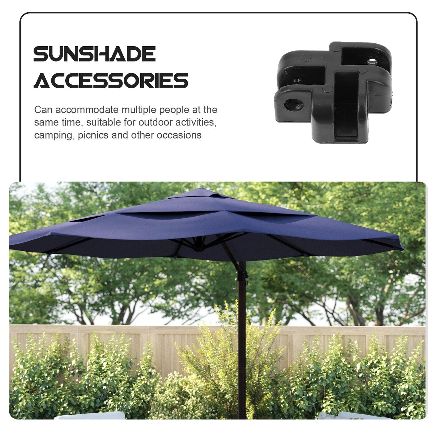 Worgeous Heavy Duty Gazebo Strong Canopy Tent Replacement Parts Black V1189-LWWAL-20260327-03528