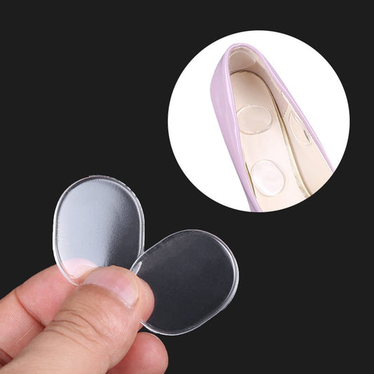 SWETRACE Skin-Friendly Heel Pads Gel 18Pcs Transparent Round Heel Protector Cushions for Men Women V1189-LWWAL-20260327-03533